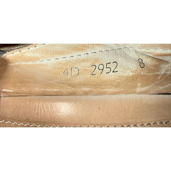 Prada Size 8 Slip On Espadrille Loafers Brown Leather Minimalist Old Money main image 7